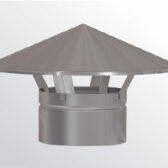 Chapéu Exaustão Inox 4" Sauna Vapor Gás - Namarra