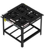 Fogão Industrial - FG 44 CD - Gastromaq