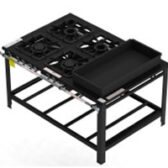 Fogão Industrial - FG 44 EM CH- Gastromaq