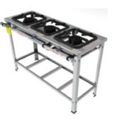 Fogão Industrial Classic Inox - FGI 33 LS- Gastromaq