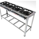 Fogão Industrial Classic Inox - FGI 34 LD- Gastromaq