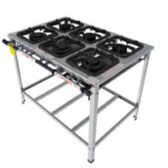 Fogão Industrial Classic Inox - FGI 36 EM - Gastromaq