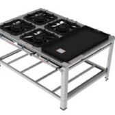 Fogão Industrial Classic Inox - FGI 44 CD CH - Gastromaq