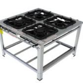 Fogão Industrial Classic Inox - FGI 44 CD - Gastromaq