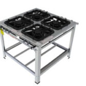 Fogão Industrial Classic Inox - FGI 44 LD- Gastromaq