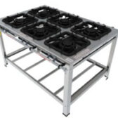 Fogão Industrial Classic Inox - FGI 46 CD- Gastromaq