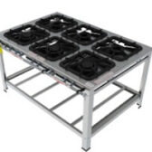 Fogão Industrial Classic Inox - FGI 46 EM - Gastromaq